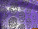 3D SKULL VINYL FABRIC (By The Yard ) - New Creations Fabric & Foam Inc