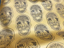 3D SKULL VINYL FABRIC (By The Yard ) - New Creations Fabric & Foam Inc