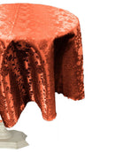 42" ROUND TABLECLOTH ROSES JACQUARD SATIN - New Creations Fabric & Foam Inc