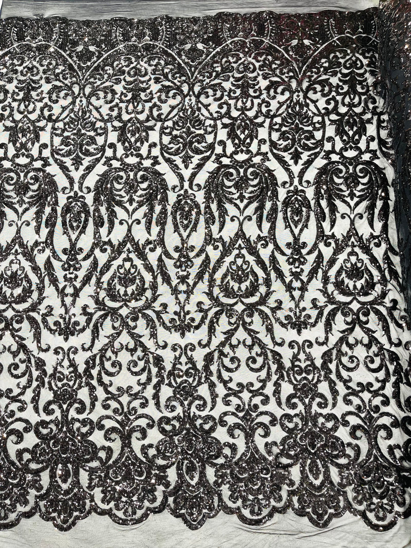 KING DAMASK SEQUIN (By The Yard)