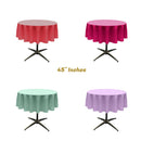 45" ROUND POLY POPLIN SEAMLESS TABLECLOTH - New Creations Fabric & Foam Inc