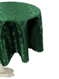 45" ROUND TABLECLOTH ROSES JACQUARD SATIN - New Creations Fabric & Foam Inc