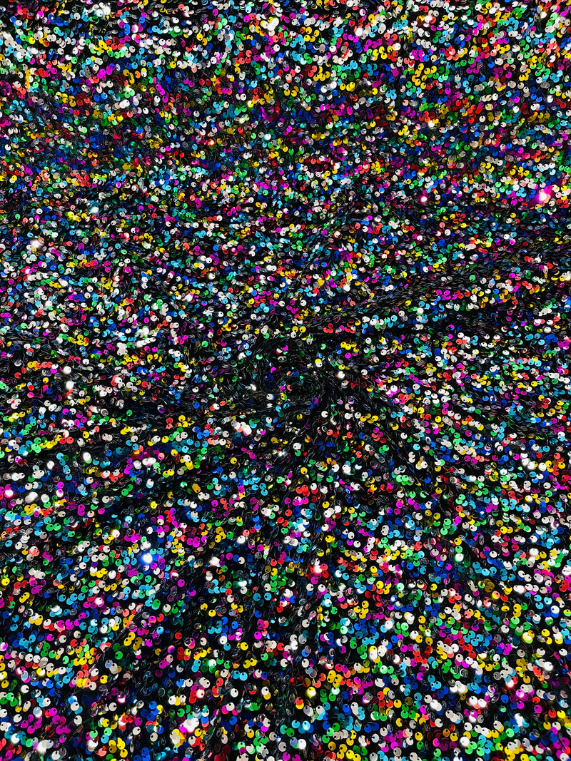 CONFETTI SEQUIN VELVET (By The Yard)