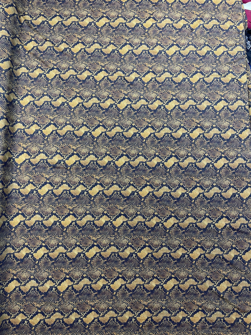 PYTHON SNAKE DIGITAL PRINT ON A SPANDEX FABRIC (By The Yard)