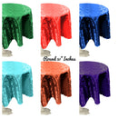 51" ROUND TABLECLOTH ROSES JACQUARD SATIN