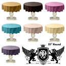 TABLECLOTH DULL BRIDAL SATIN (51" Round)