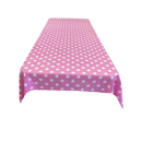 58" x 58" Square Small Polka Dot Poly Cotton Tablecloth - New Creations Fabric & Foam Inc