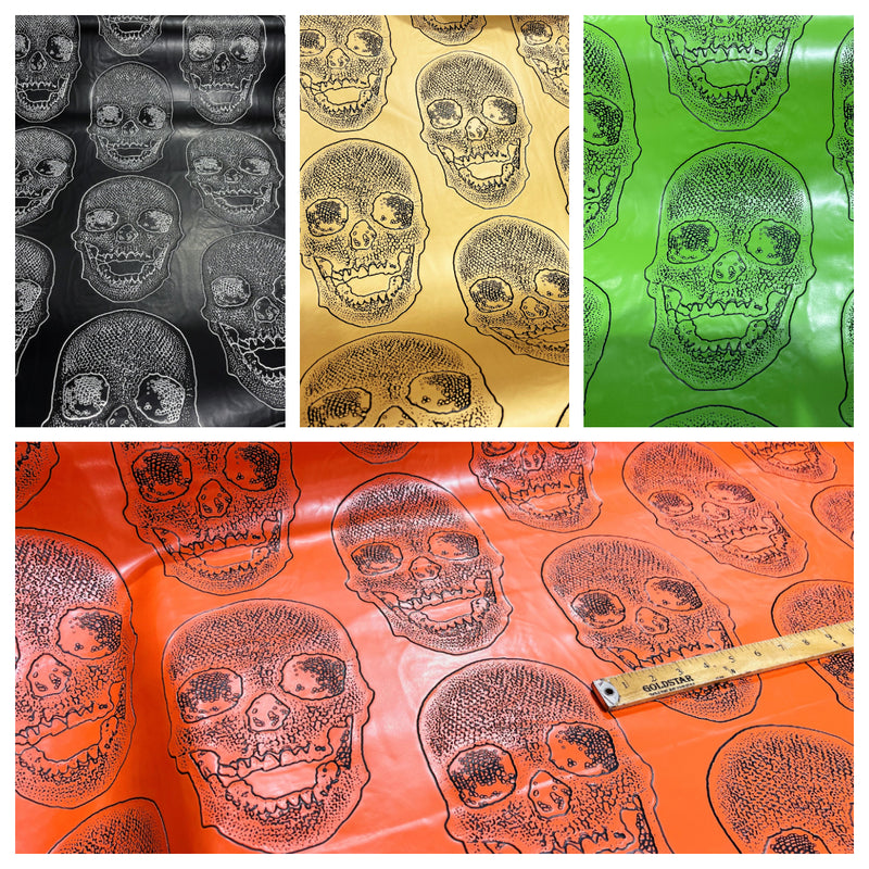 SKULL VINYL (By The Yard )