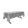 60" X 144" Rectangular Polyester Poplin Tablecloth - New Creations Fabric & Foam Inc