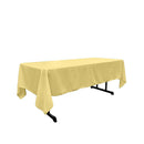 60" X 90" Rectangular Polyester Poplin Tablecloth - New Creations Fabric & Foam Inc