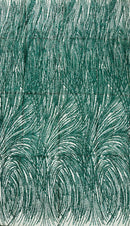 Fashion Glitter Design On A Mesh Lace Fabric/Prom.