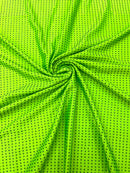 RHINESTONE NYLON SPANDEX FABRIC (By The Yard)