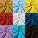 SOLID POLY COTTON (by the yard)