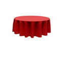 72" ROUND POLY POPLIN SEAMLESS TABLECLOTH - New Creations Fabric & Foam Inc