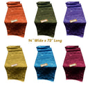 Jacquard Satin Roses Runner, Party Supply / Wedding / Decoration (14" Wide x 72" Long).