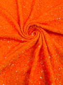 SEQUIN VELVET FABRIC (By The Yard)