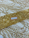 Galaxy Glitter Design On A Mesh Lace Fabric/Prom