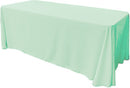 86" X 120" Rectangular Seamless Polyester Poplin Tablecloth, for Party/Wedding Tablecloth - New Creations Fabric & Foam Inc
