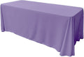 86" X 132" Rectangular Seamless Polyester Poplin Tablecloth, for Party/Wedding Tablecloth - New Creations Fabric & Foam Inc