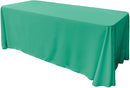 86" X 132" Rectangular Seamless Polyester Poplin Tablecloth, for Party/Wedding Tablecloth - New Creations Fabric & Foam Inc