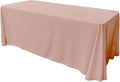 86" X 156" Rectangular Seamless Polyester Poplin Tablecloth, for Party/Wedding Tablecloth - New Creations Fabric & Foam Inc