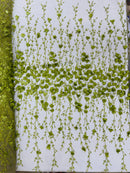 Satin 3D floral glitter sequin fabric/prom/wedding lace/costume/apparel.