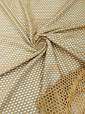 Big Hole Fish Net Diamond Mesh On Stretch Spandex Fabric.