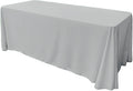 90" X 120" Rectangular Seamless Polyester Poplin Tablecloth, for Party/Wedding Tablecloth - New Creations Fabric & Foam Inc