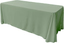 90" X 120" Rectangular Seamless Polyester Poplin Tablecloth, for Party/Wedding Tablecloth - New Creations Fabric & Foam Inc