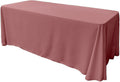 90" X 120" Rectangular Seamless Polyester Poplin Tablecloth, for Party/Wedding Tablecloth - New Creations Fabric & Foam Inc