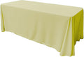 90" X 120" Rectangular Seamless Polyester Poplin Tablecloth, for Party/Wedding Tablecloth - New Creations Fabric & Foam Inc