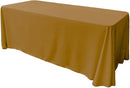 90" X 156" Rectangular Seamless Polyester Poplin Tablecloth, for Party/Wedding Tablecloth - New Creations Fabric & Foam Inc