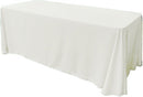 90" X 156" Rectangular Seamless Polyester Poplin Tablecloth, for Party/Wedding Tablecloth - New Creations Fabric & Foam Inc