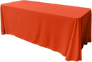 90" X 156" Rectangular Seamless Polyester Poplin Tablecloth, for Party/Wedding Tablecloth - New Creations Fabric & Foam Inc