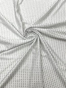 RHINESTONE NYLON SPANDEX FABRIC (By The Yard)