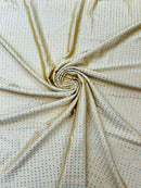 RHINESTONE NYLON SPANDEX FABRIC (By The Yard)