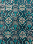 METALLIC CROSS/CHALIS JACQUARD FABRIC (by the yard)