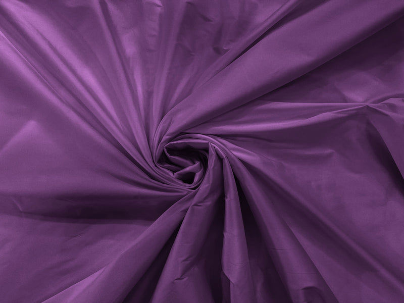 Amethyst - 100% Polyester Imitation Silk Taffeta Fabric 55" Wide/Costume/Dress/Cosplay/Wedding.