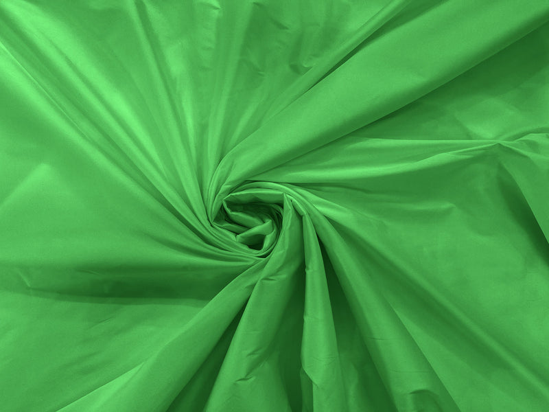 Apple Green - 100% Polyester Imitation Silk Taffeta Fabric 55" Wide/Costume/Dress/Cosplay/Wedding.