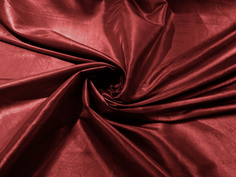 Apple Red Solid Taffeta Fabric/ Taffeta Fabric By the Yard/ Apparel, Costume, Dress, Cosplay, Wedding.