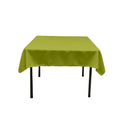 48" Square Polyester Poplin Tablecloth / Overlay/ Party Supply.