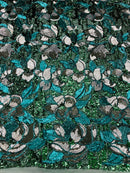 HABISCOUS SEQUIN STRETCH MESH FABRIC (By The Yard)