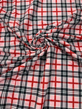 PLAID CHECKERED SPANDEX (By The Yard)