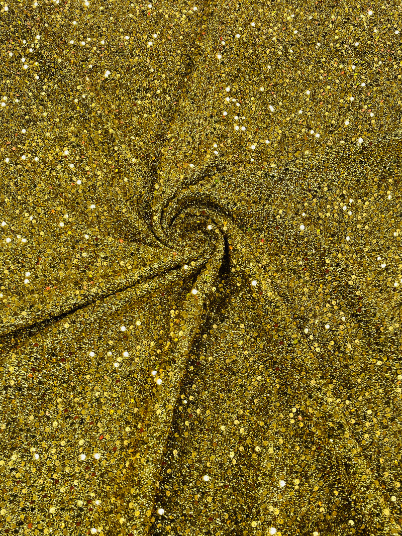 Metallic lame Confetti Design With Sequins on a Spandex Fabric/54" Wide/Costpay/Prom.
