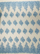 CORDED LACE 3D FLORAL (by the yard)