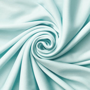Baby Blue Polyester Knit Interlock Mechanical Stretch Fabric 58" Wide/Sold By The Yard.