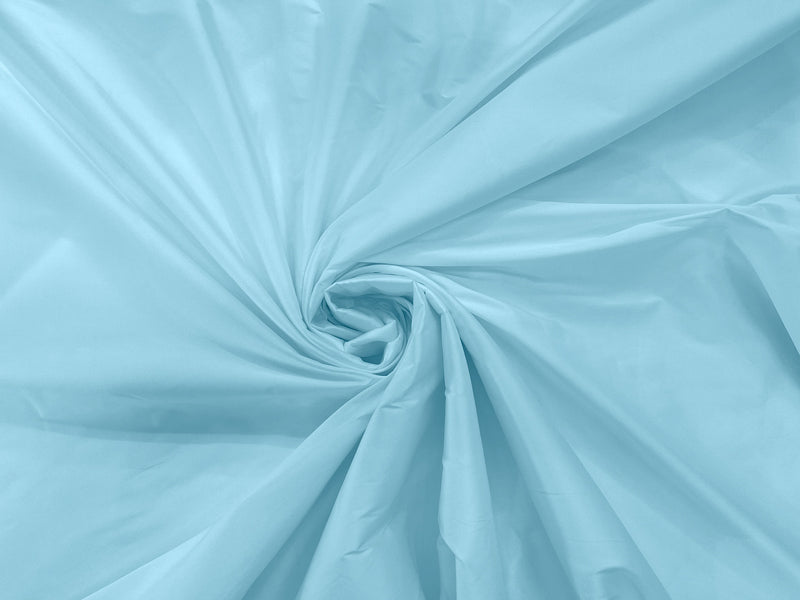 Baby Blue - 100% Polyester Imitation Silk Taffeta Fabric 55" Wide/Costume/Dress/Cosplay/Wedding.