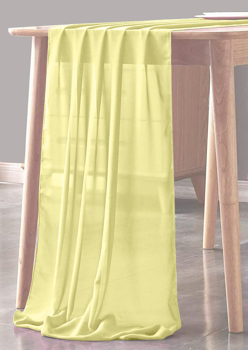 CHIFFON SHEER TABLE RUNNER (14" inches x 120" inches)