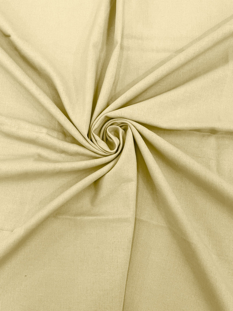 Banana - Medium Weight Natural Linen Fabric/50 " Wide/Clothing