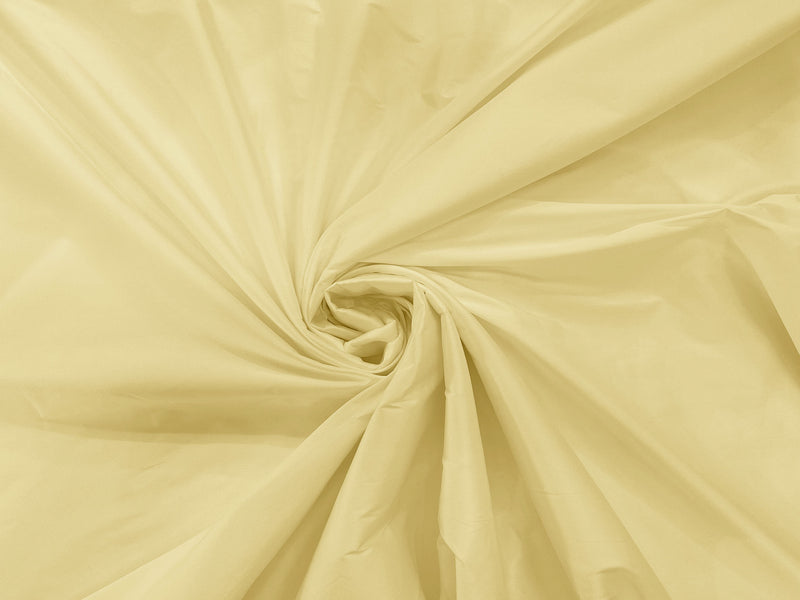 Banana - 100% Polyester Imitation Silk Taffeta Fabric 55" Wide/Costume/Dress/Cosplay/Wedding.